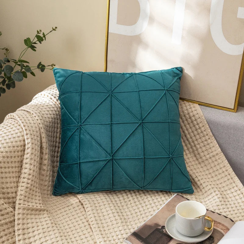 Coussin velours pour le salon