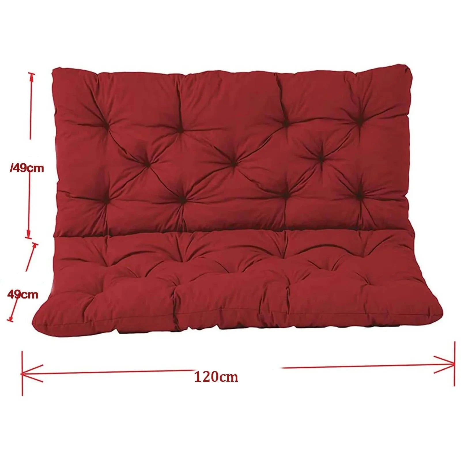 Coussin banquette extérieur avec ces dimensions