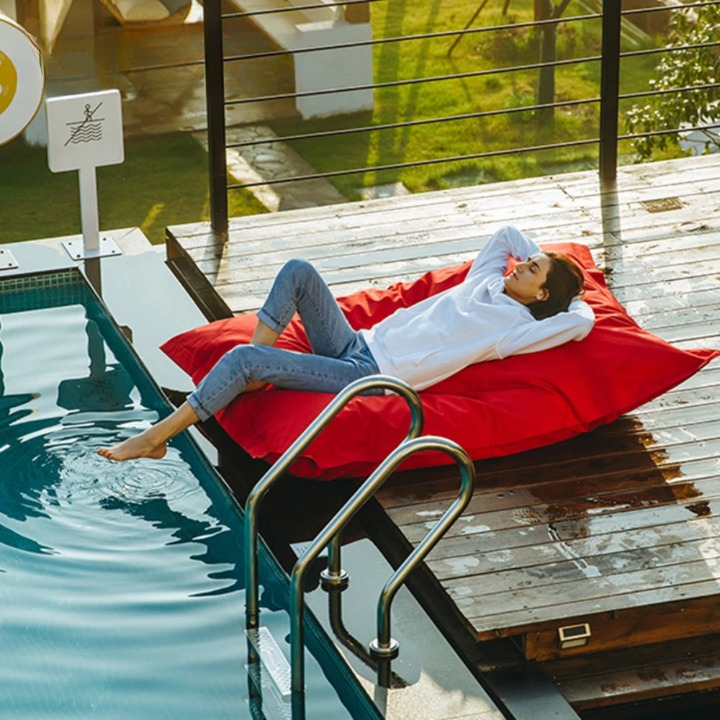 Coussin piscine fatboy en tissu Oxford