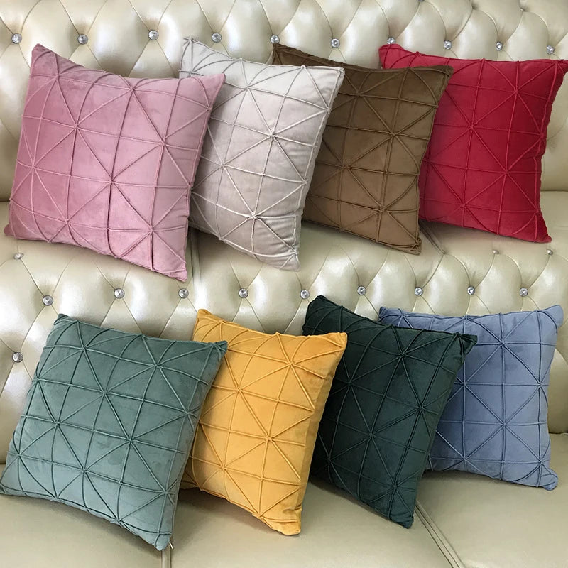 Coussin velours pour le salon