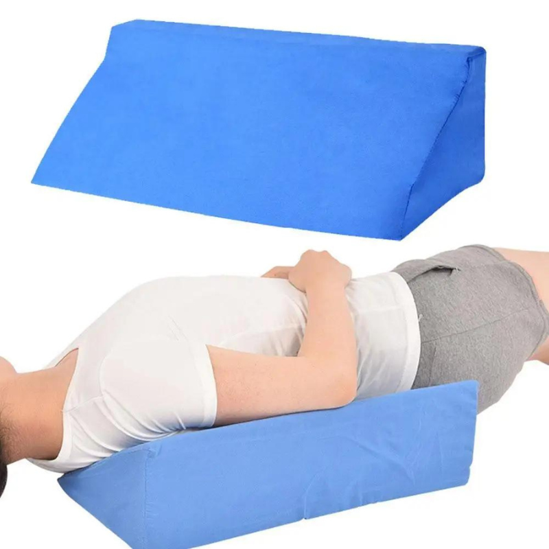 Coussin de positionnement avec une personne installé dessus