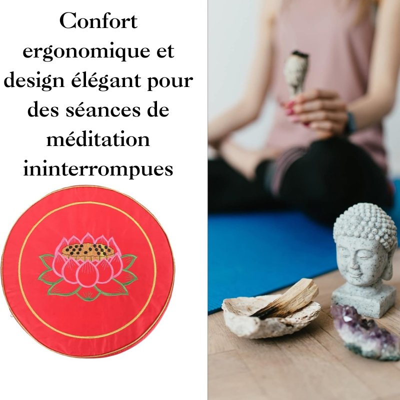 Coussin de méditation yoga