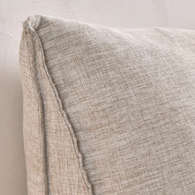 Coussin tête de lit blanc