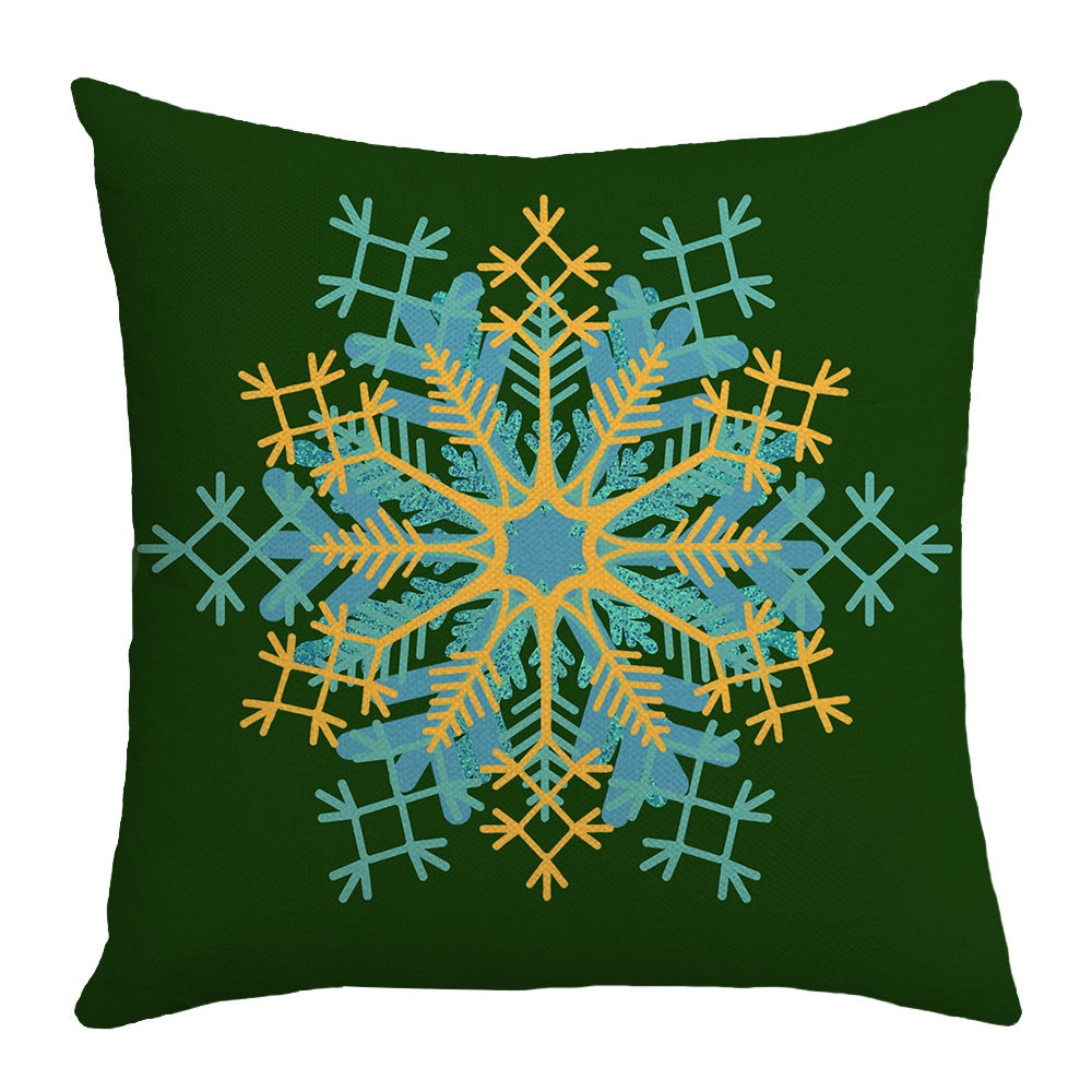 Coussin de noël vert