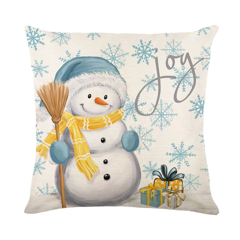 Coussin de noël blanc