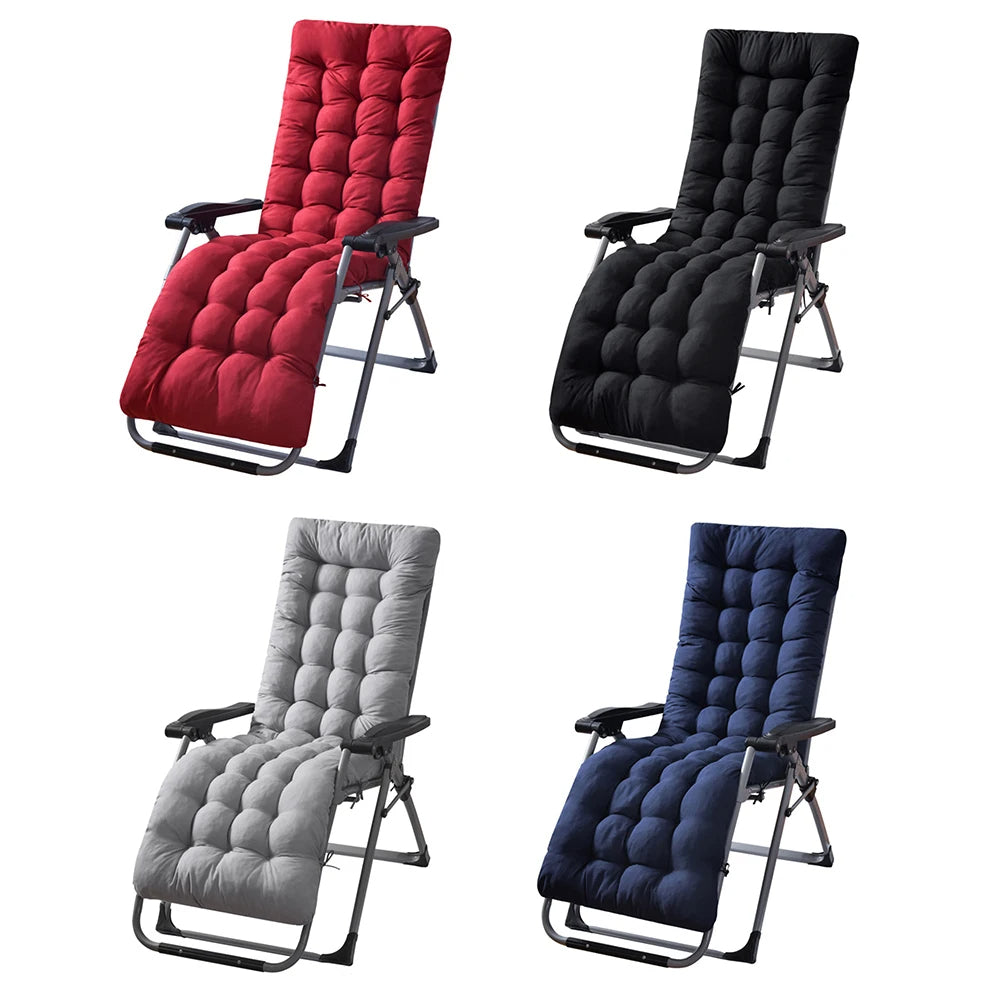 Coussin matelassé pour transat extérieur 168x52 cm