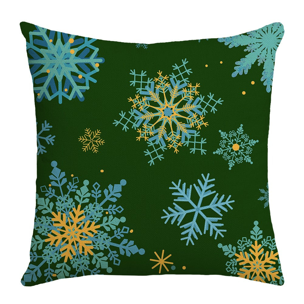 Coussin de noël vert