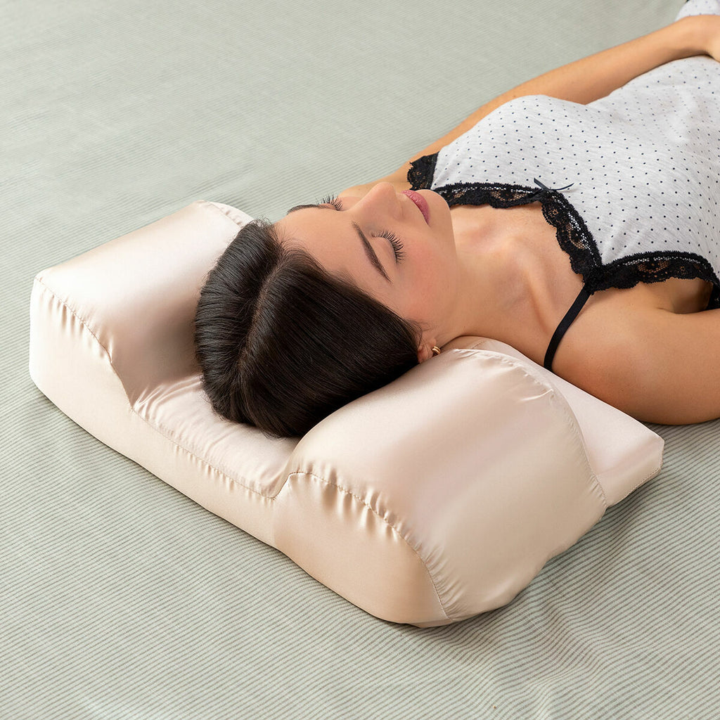 Coussin Cervical Anti-Rides en Satin InnovaGoods