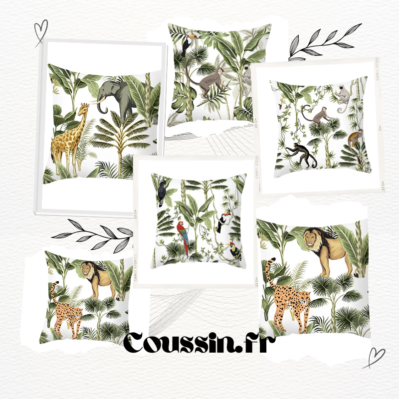 Coussin animaux