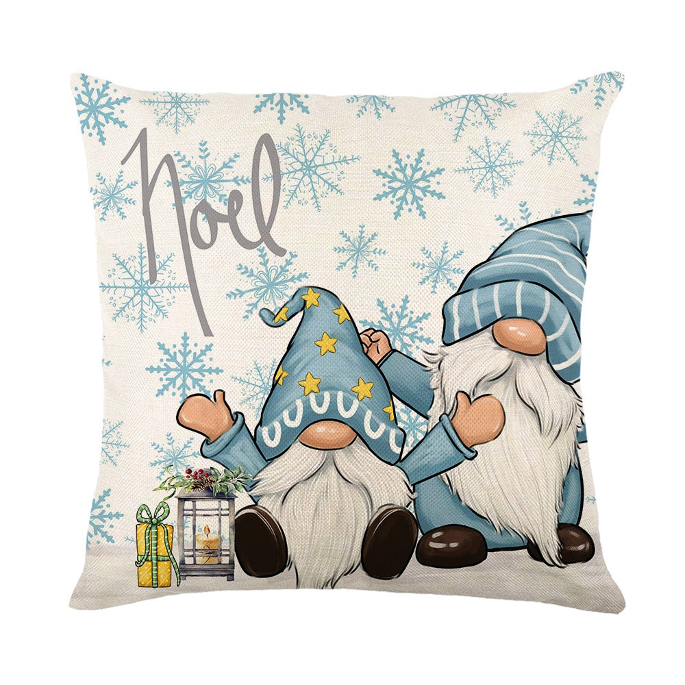 Coussin de noël blanc