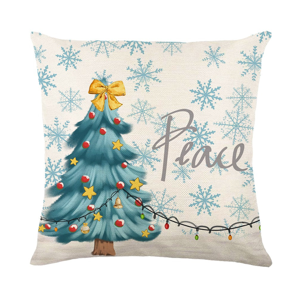 Coussin de noël blanc