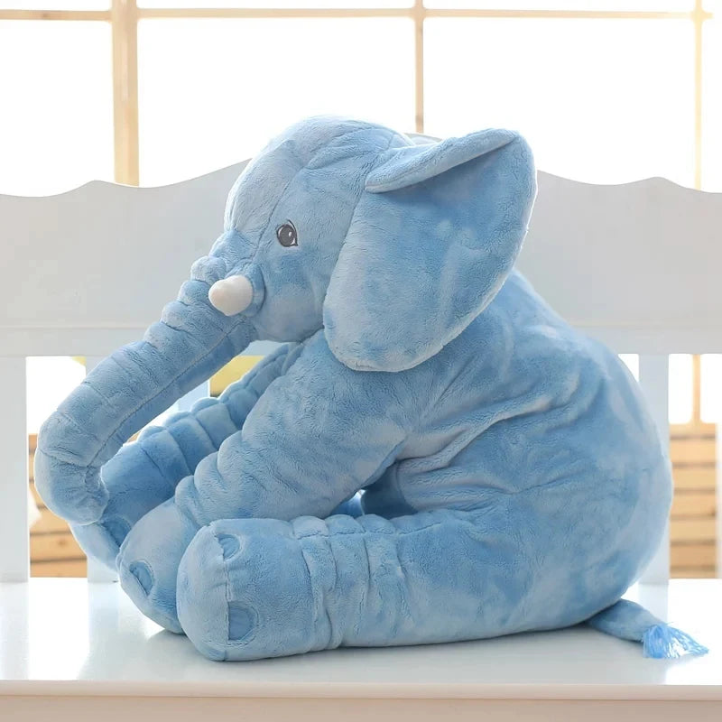 Coussin peluche éléphant