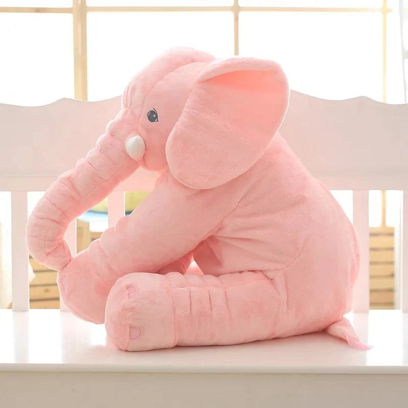 Coussin peluche éléphant