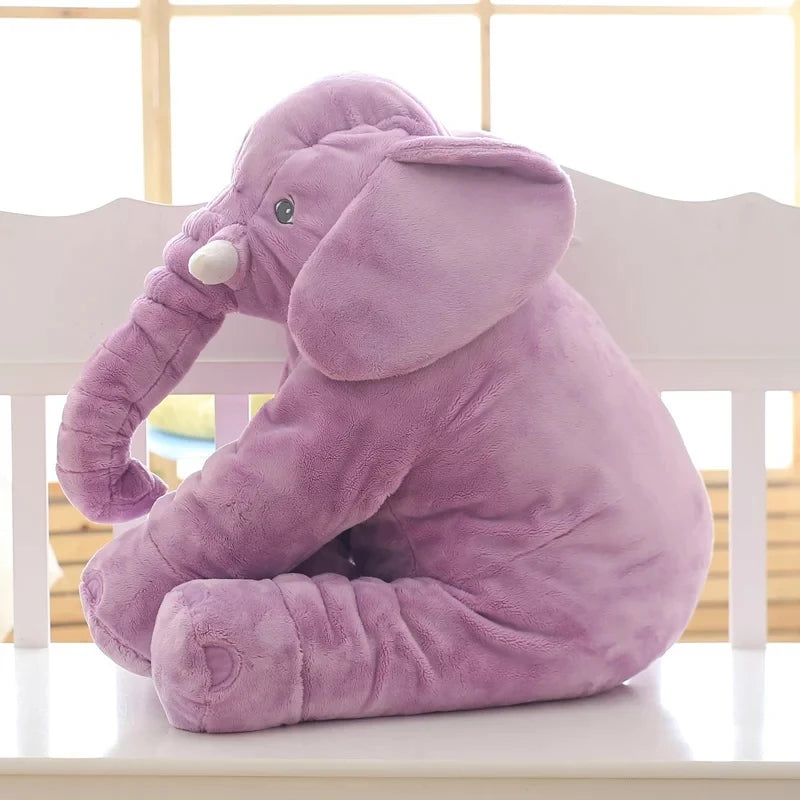 Coussin peluche éléphant