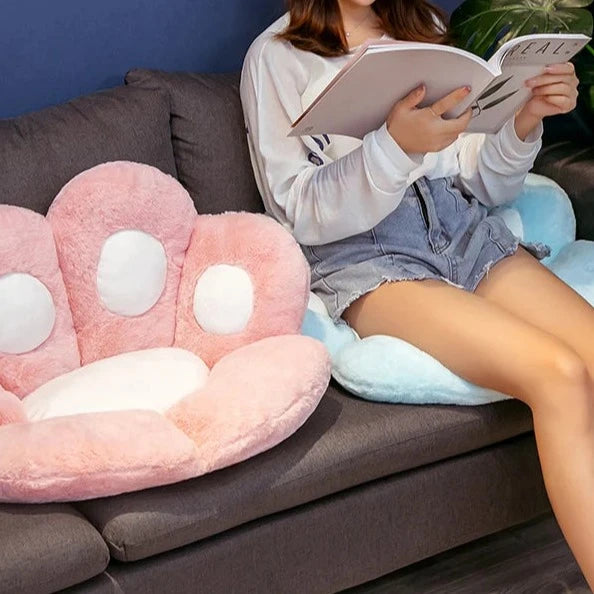 Coussin chaise pouf chat