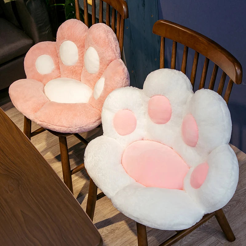 Coussin chaise pouf chat doux