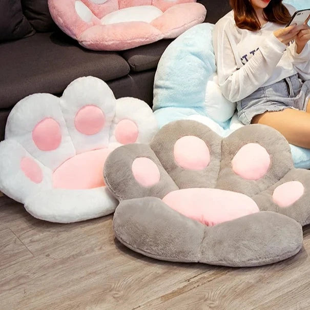 Coussin chaise pouf chat