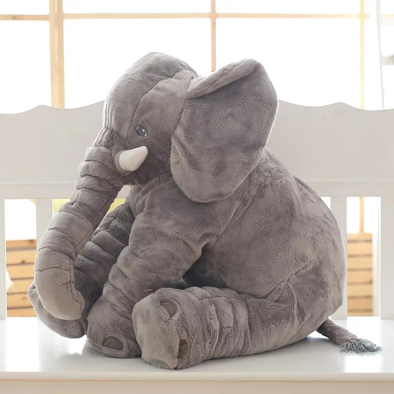 Coussin peluche éléphant