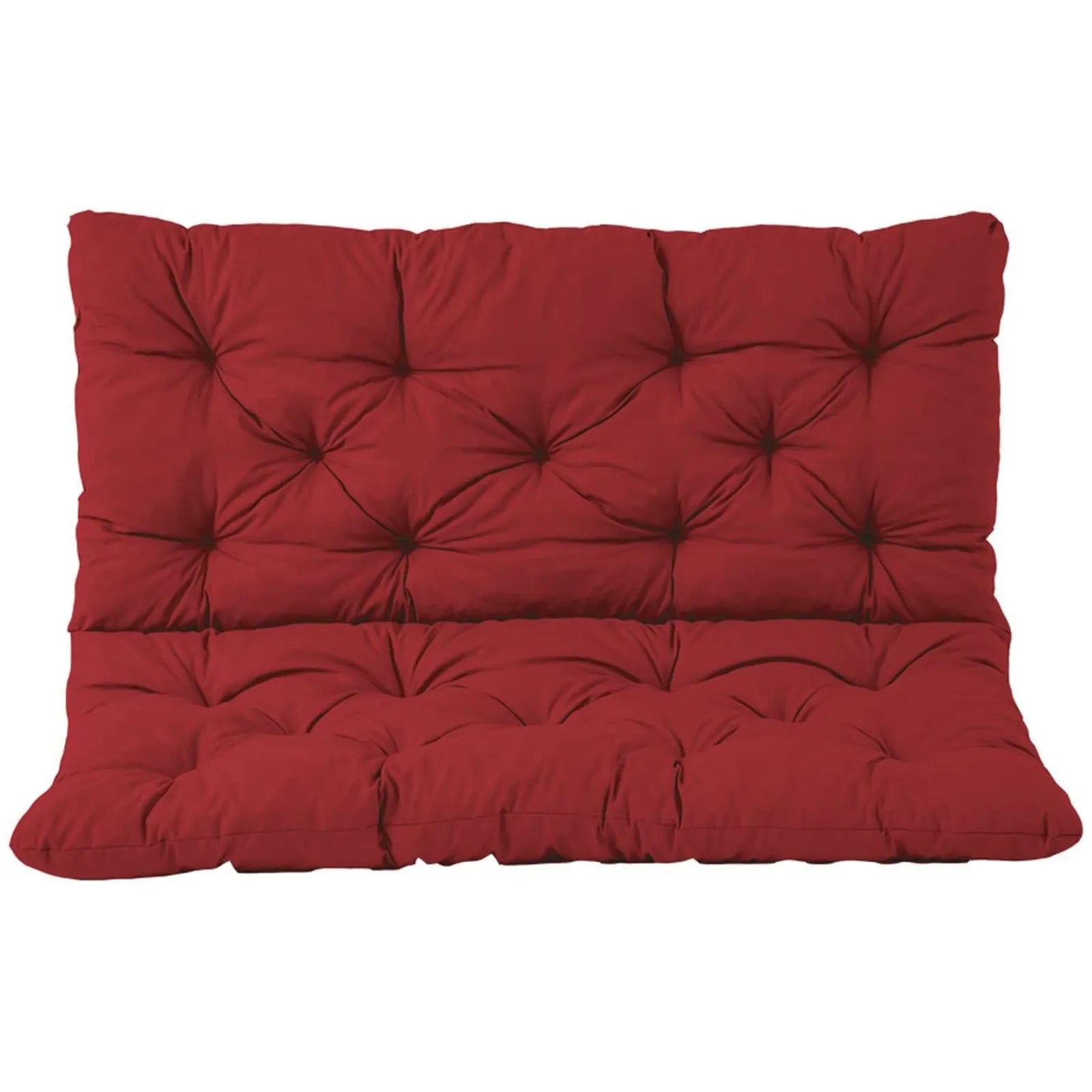 Coussin banquette extérieur rouge