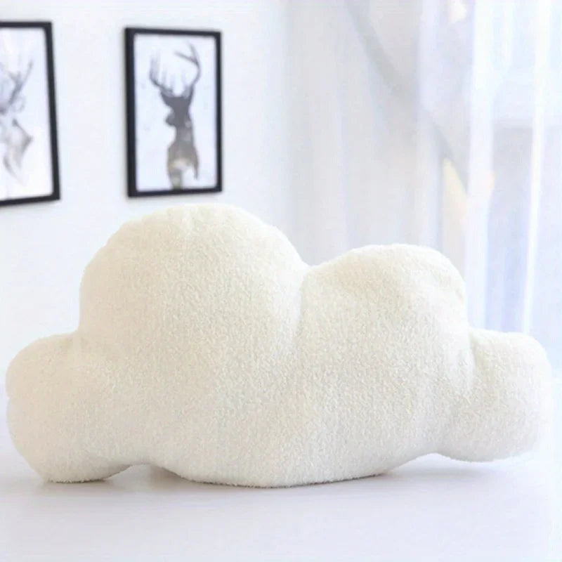 Coussin nuage blanc doux