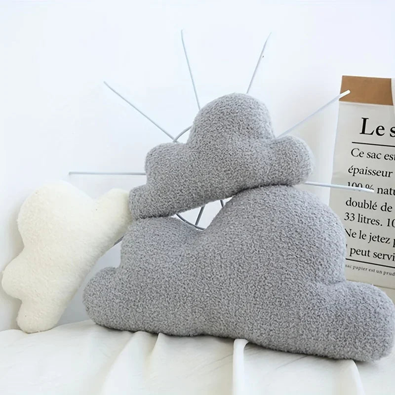 Coussin nuage moelleux et texturé