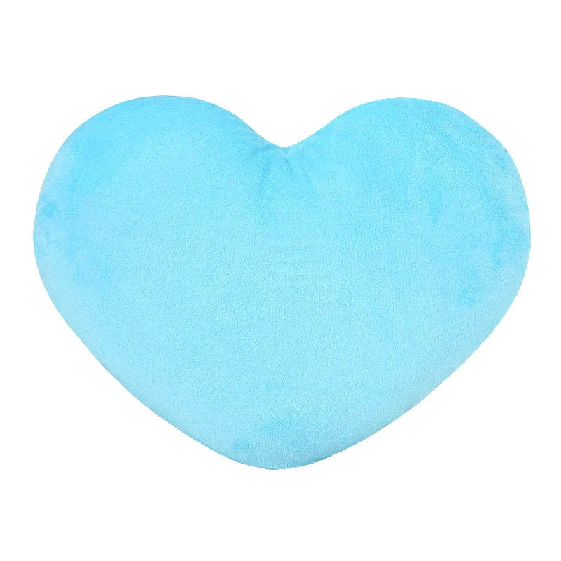 Coussin coeur bleu