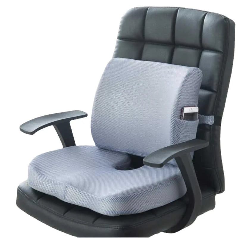 Coussins ergonomiques pour fauteuil de bureau, soutien lombaire