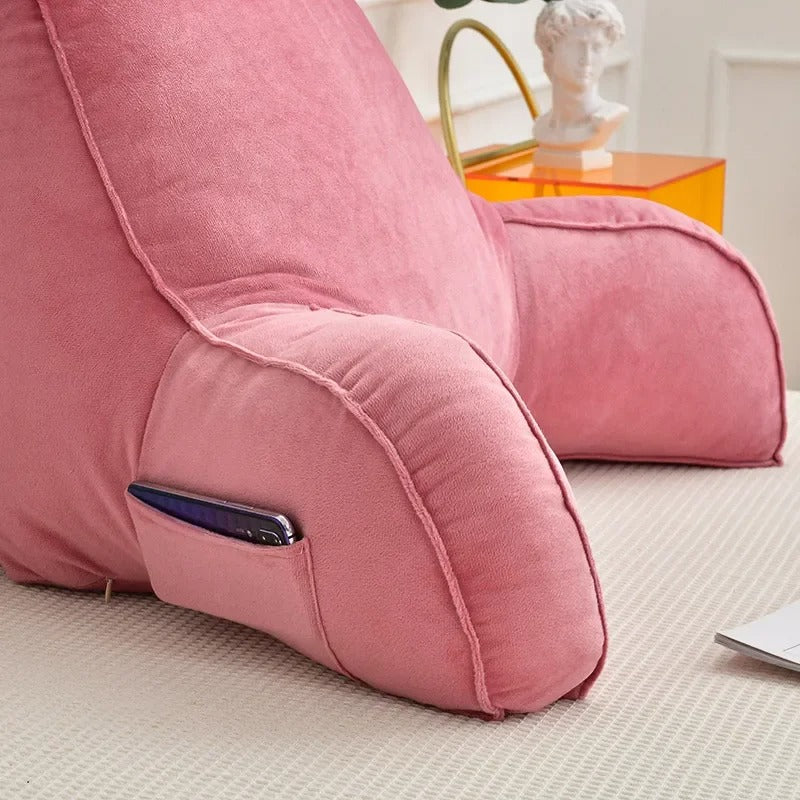 poche du Coussin de lecture avec accoudoirs