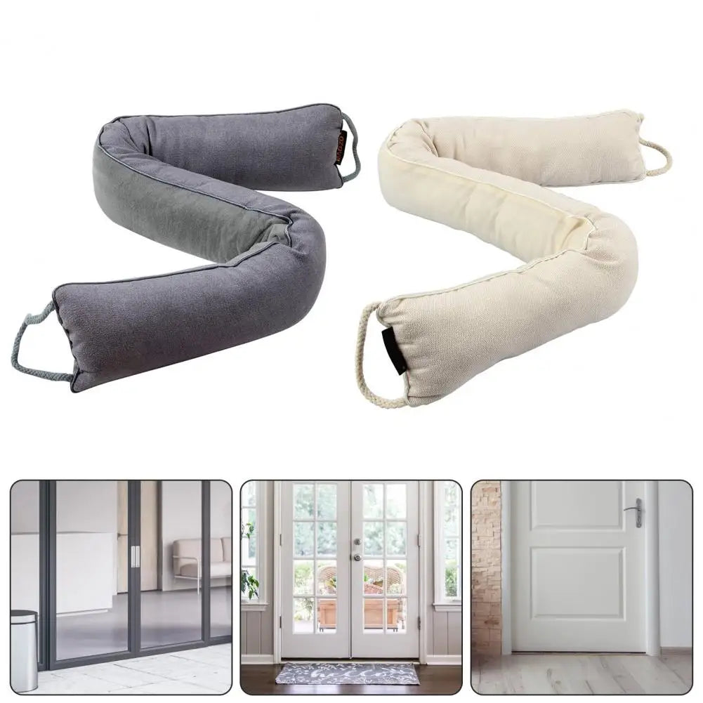 Coussin de porte anti-froid en 2 coloris