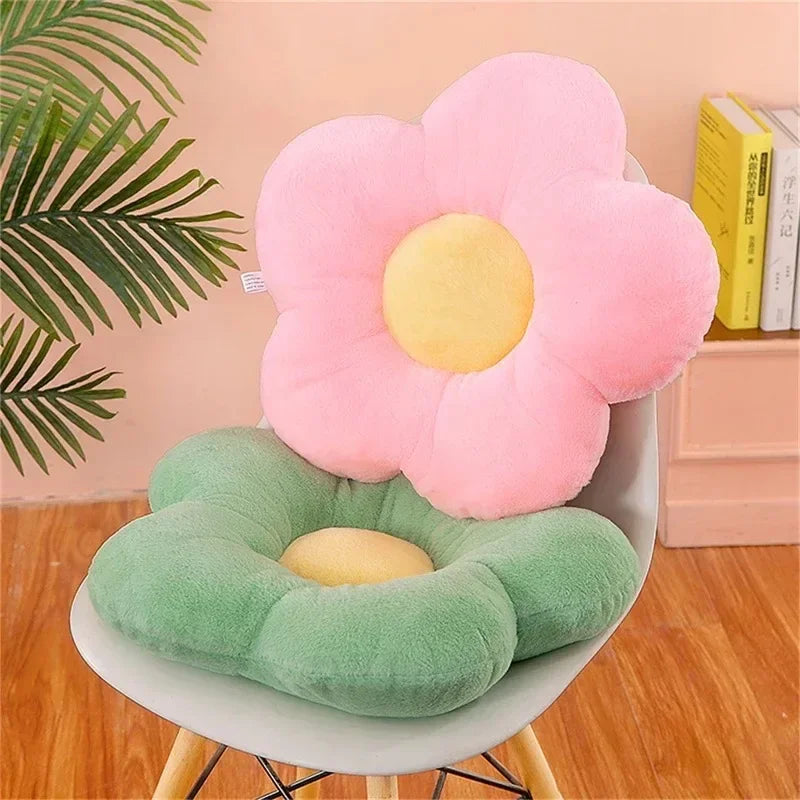 Coussin fleur coloré pour décoration intérieure