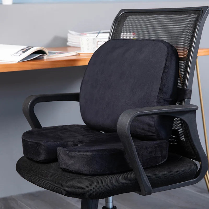 Coussins ergonomiques pour fauteuil de bureau, confortables