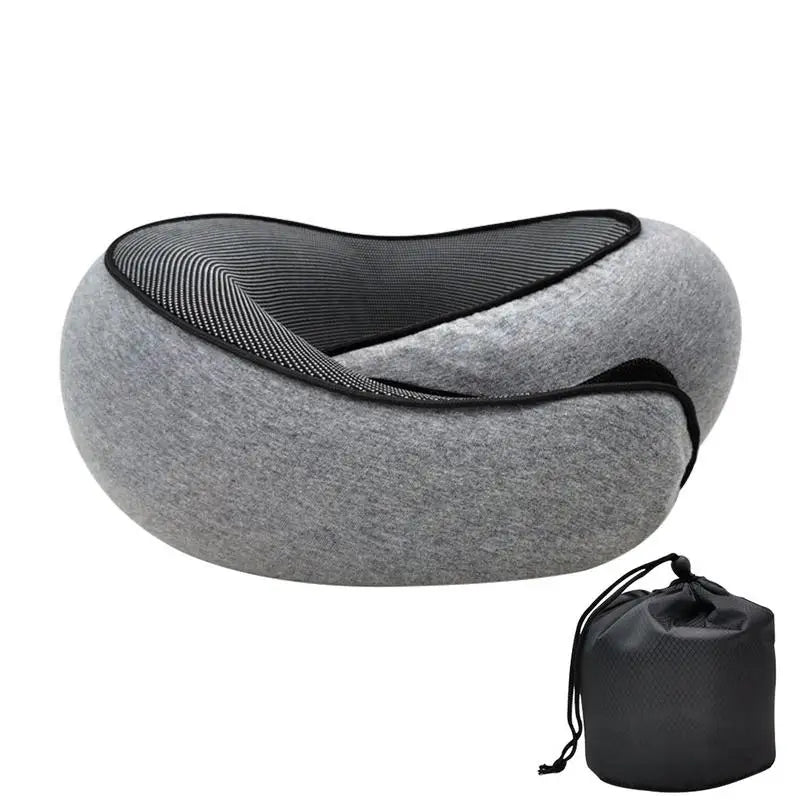 Coussin avion cou gris