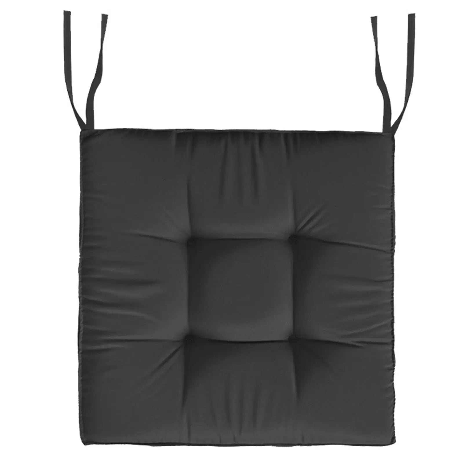 Coussin deperlant 45x45 noir pour chaise