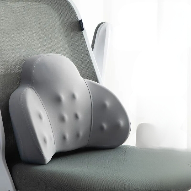 FAOKZE Coussin Lombaire Ergonomique Mousse Mémoire De Forme - Soutien Dos Chaise Bureau Et Canapé