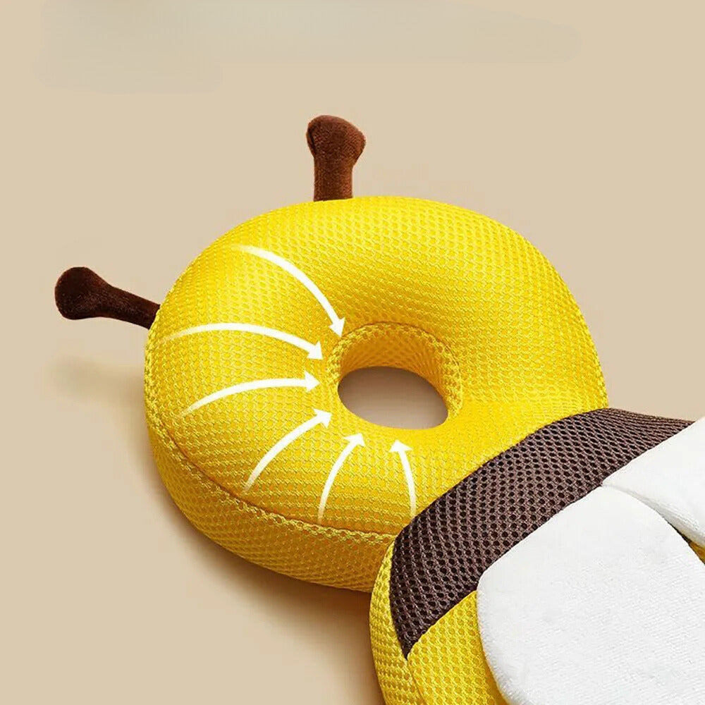 Coussin anti tête plate en forme d'abeille