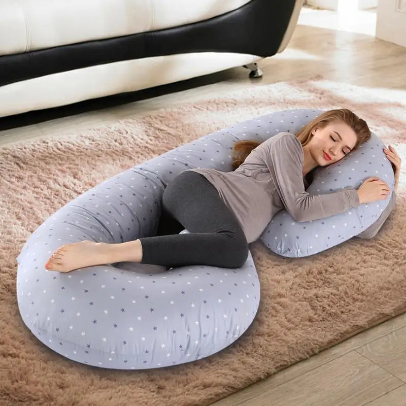 Coussin de grossesse en forme de C