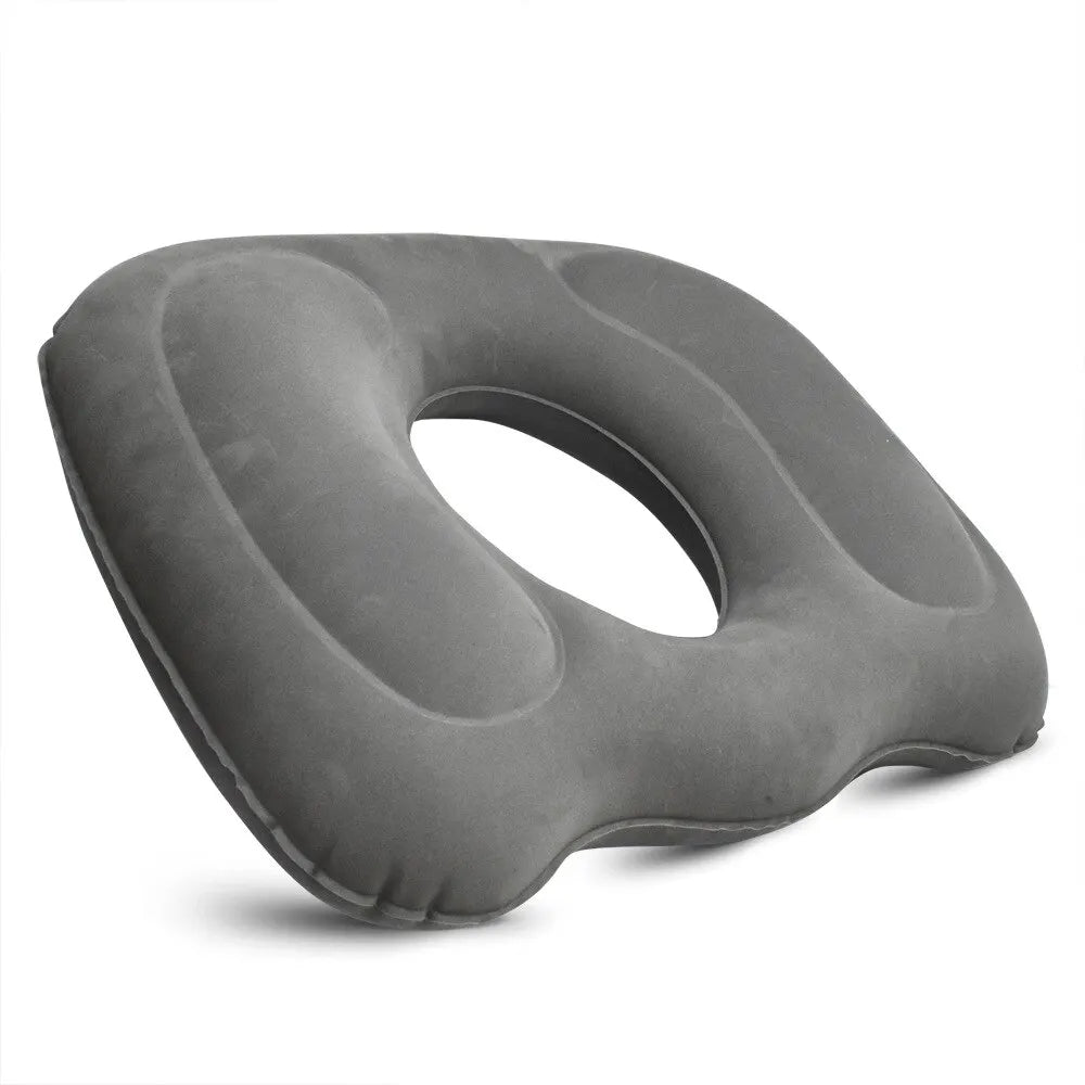 Coussin hémorroïdes gonflable pour le voyage