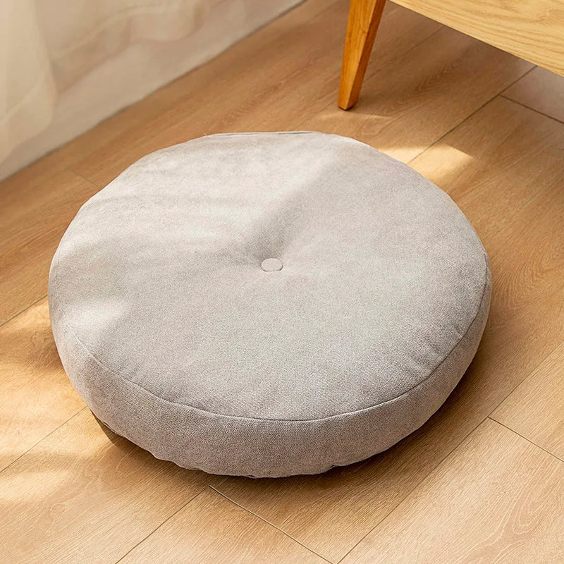 Coussin sol rond pour yoga