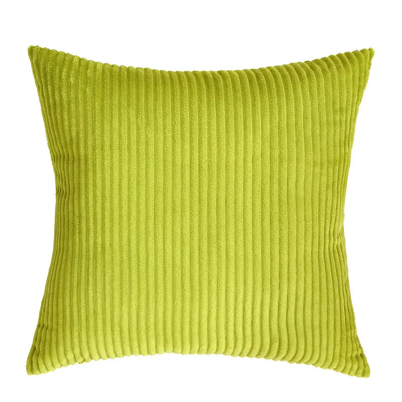 Coussin velours cotelé pour le canapé